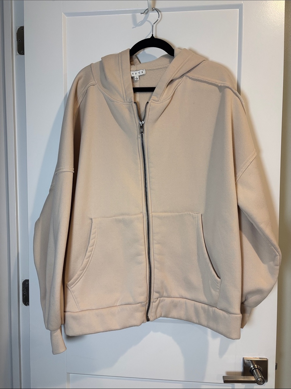 Hyfve Women’s Oversized Full Zip Hooded Jacket Large